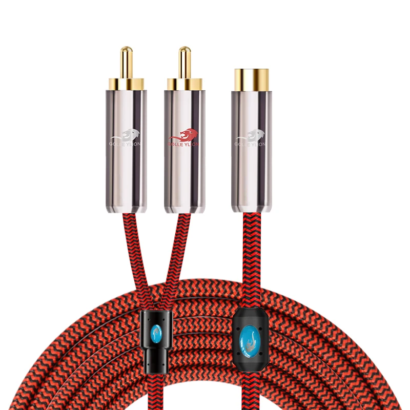 Удлинительный кабель RCA Мама-папа для усилителя сабвуфера динамика DVD ТВ стерео