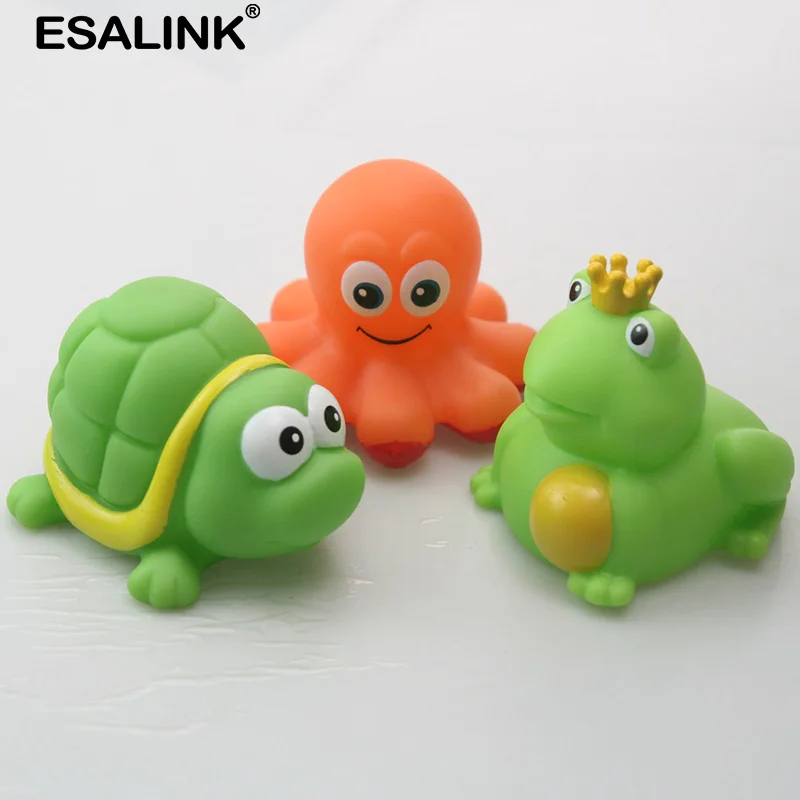 ESALINK 4 шт. 7 10 см детские игрушки резиновые животные Плавающие Осьминог Морская