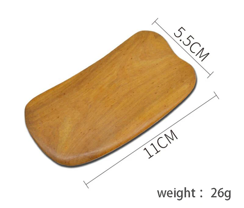 Тарелка из сандалового дерева для треугольной обрезки массажер натурального