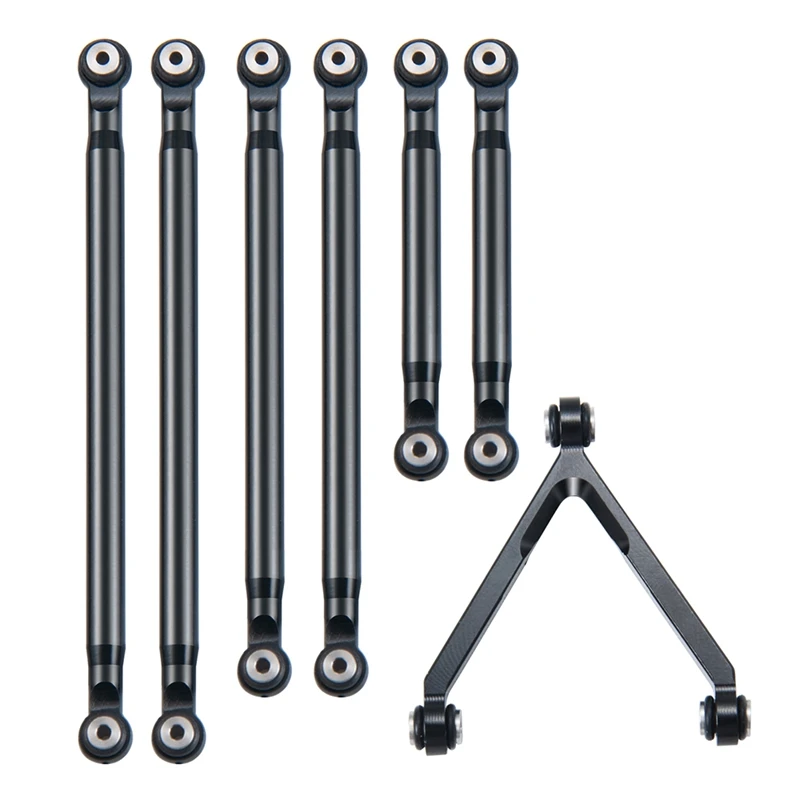 

for Axial SCX24 90081 1/24 RC Crawler Car Metal Pull Rod Link Linkage Tie Rod Kit Upgrade Parts Accessories