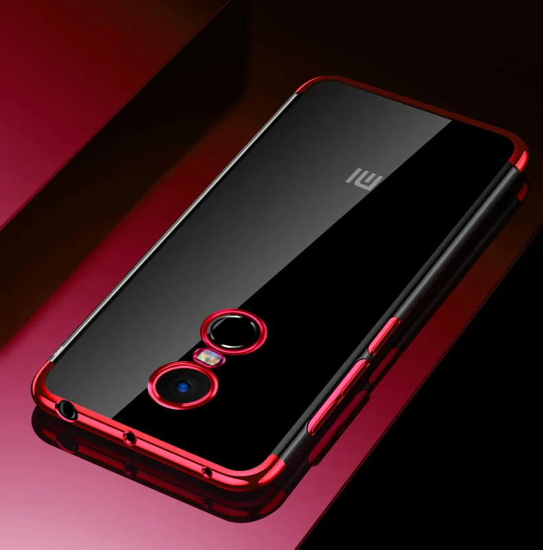 

Coque Electroplate Phone Case for Xiaomi Redmi Note 4 4X Note4X X Plating Silicone Luxury Soft Clear Ultrathin Back Cover Fundas