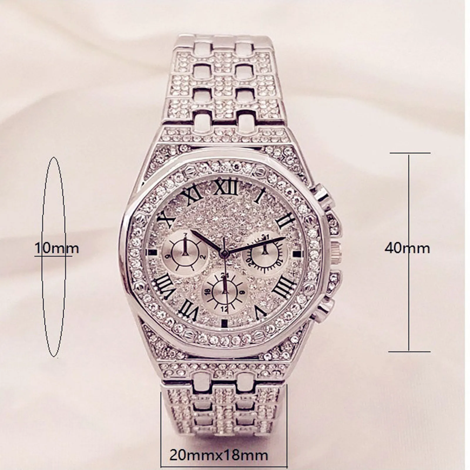 

Unisex Luxury Diamond Watch Quartz Watches Stainless Steel Strap Watches Luxury Woman Watch Women's Wrist Watch Gifts For Women