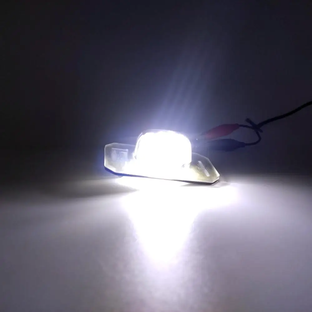 

2Pcs For Honda Crosstour Spirior Elysion Jade Crider High Brightness LED License Plate Light Number Plate Lamp