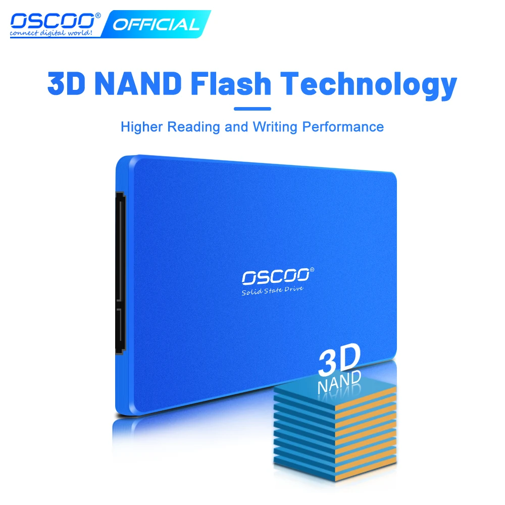 Твердотельный накопитель OSCOO 2 5 sata3 1 ТБ 512 ГБ жесткий диск оригинальный nand флеш для