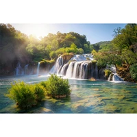 waterfall scenery in forest 1000 pieces of super hard puzzle paper puzzle adult decompression childrens educational toys gift