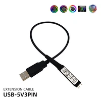 usb to 5v3pin convertor expandsion line motherboard to io transfer cable manual controller a rgb 5v to usb power supply adapter