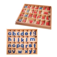 wooden letters montessori classroom alphabets board for kids spelling and learning educational toys for children gift