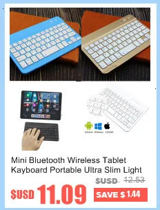 Ультратонкий мини Беспроводной клавиатура Bluetooth тачпад Gaming Keyboard доска 83 клавиш+ 18 сенсорных клавиш для Windows IOS планшетный ПК с системой андроида