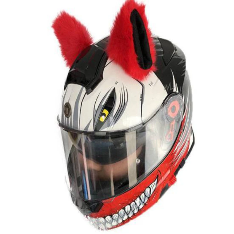 Аксессуары для шлема с кошачьими ушками аксессуары мотоцикла электромобиля