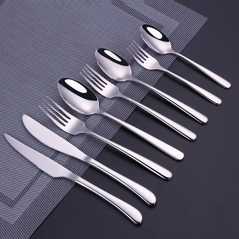 Матовый серебристый столовых приборов в китайском стиле корейские палочки