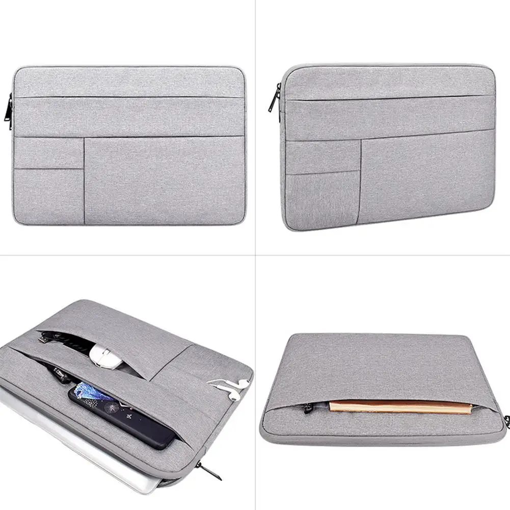 

Waterproof Anti-fall Laptop Tablet Bag Handbag for 11.6 - 14.1 Inch MacBook e-Book Case Cover Briefcase Bag Pouch Carrier Holder