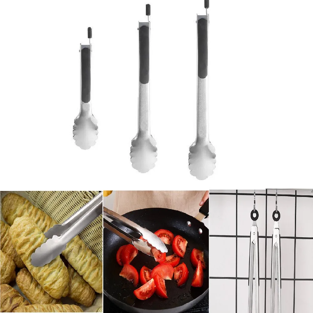 9/12/14 дюймов щипцы для гриля и барбекю искусственные еды кухонные из нержавеющей