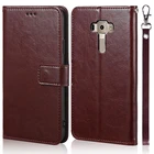 Роскошный кожаный чехол-книжка для Asus Zenfone 3 Lite ZE520KL Z017D ZF3 NeoLite, чехол-подставка для телефона