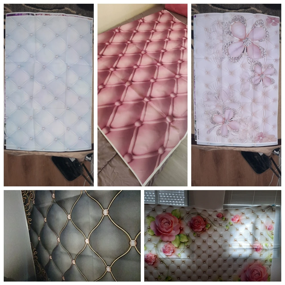 Фоны Yeele для фотосъемки с изголовьем кровати алмазным узором цветами бабочкой