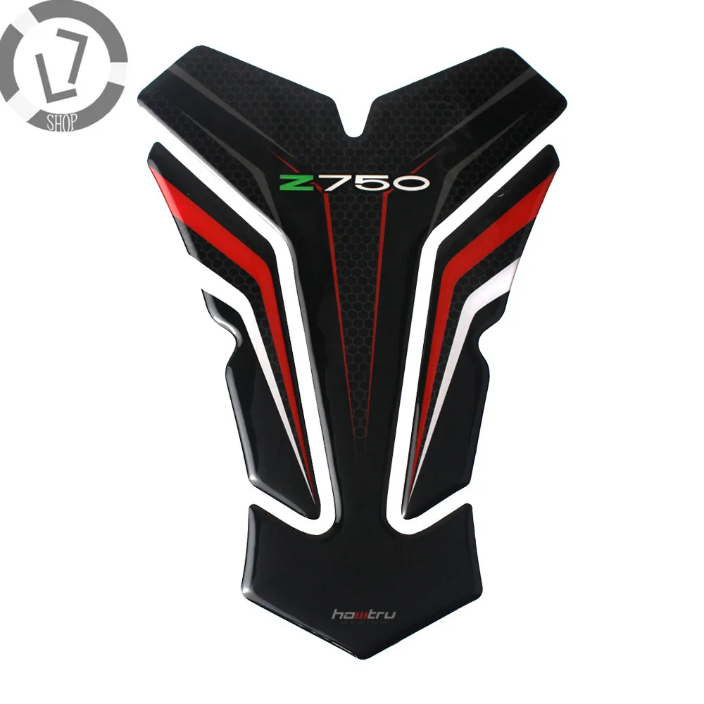 

3D Motorcycle Tank Pad Protector Decal Stickers Case ForKawasaki Z750 Z750R Tank All Years