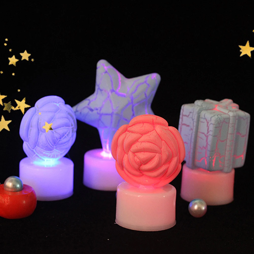 1 шт. мигающая светодиодная Ночная лампа в виде яйца|Украшения своими руками для