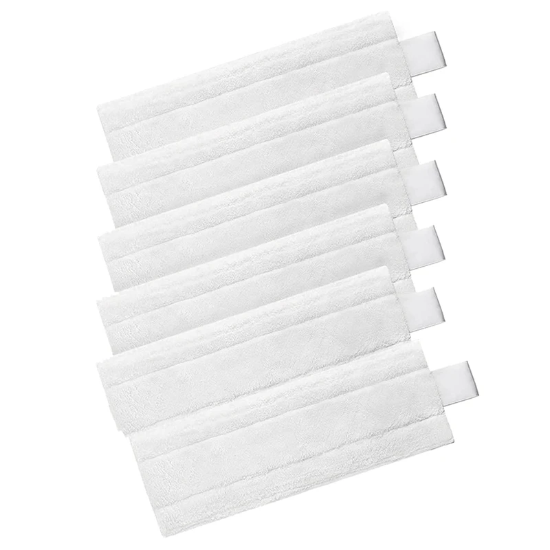 

6 Pack Microfibre Mop Pads Replacement Cleaner Accessories For Karcher Easyfix SC2 SC3 SC4 SC5 Series Steamer Pads