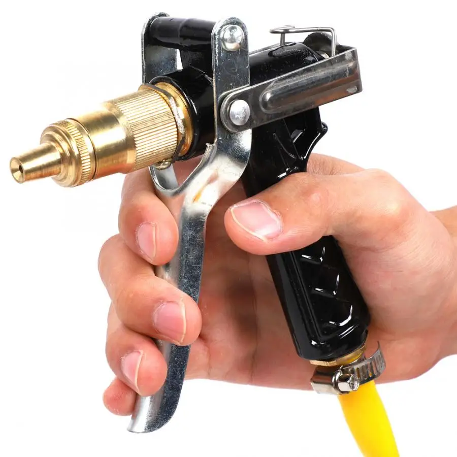 

Spray Gun 10m High Pressure Hose Household Watering Washing Tool Kit for 14~20mm Faucet