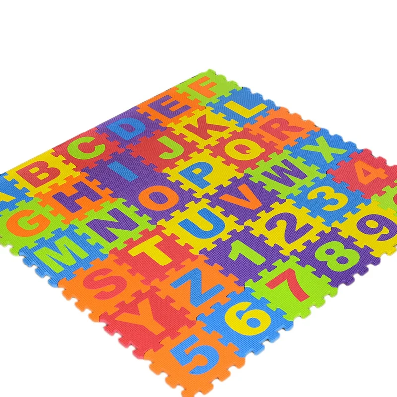 

72 шт. EVA пены головоломки коврики дети коврики для детей шаблон буквы номер ковер ползающие коврики