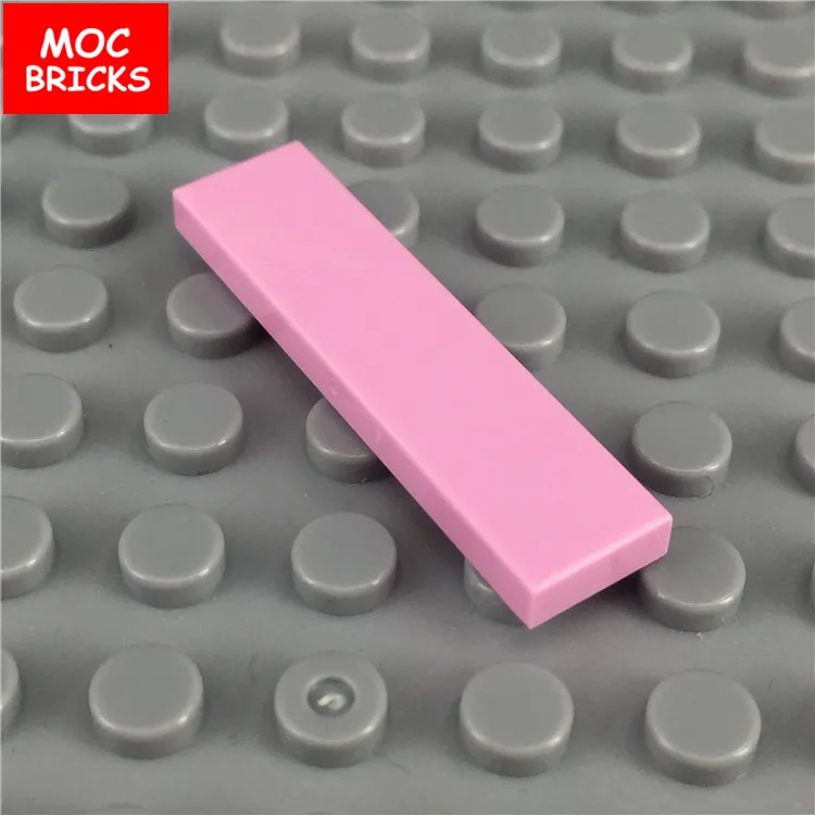 10 шт./лот MOC кирпичи сделай сам индивидуальная плитка 1x4 подходит для 2431