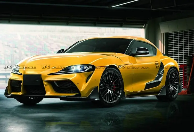 Для 19 + TOYOTA Supra A90 T тип двухсторонний Углеродный волокно полный широкий корпус