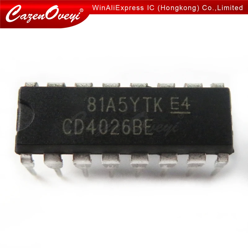 10pcs/lot CD4020BE CD4023BE CD4011BE CD4013BE CD4015BE CD4017BE CD4021BE CD4024BE CD4026BE CD4027BE DIP | Электронные компоненты