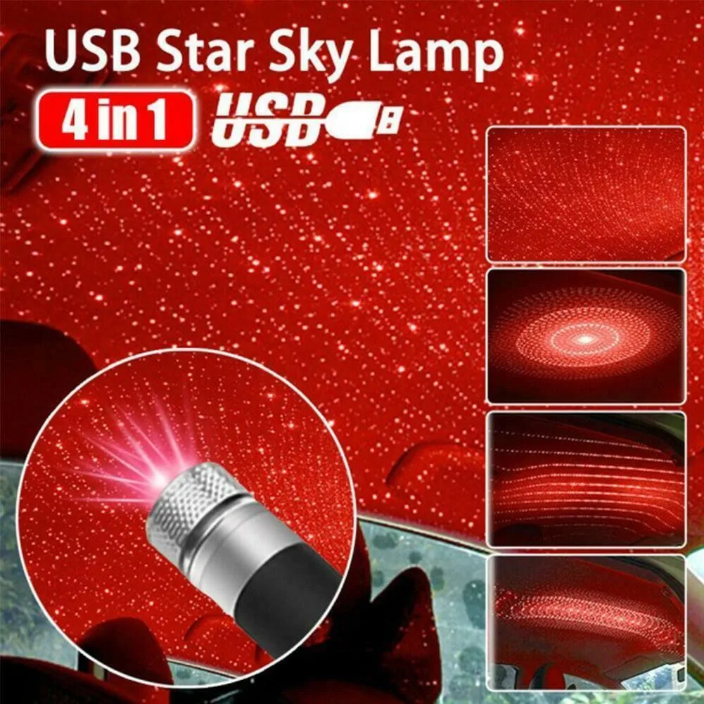 

4 In 1 Atmosphere Light Starry Home Interior Ambient LED Light And Flexible