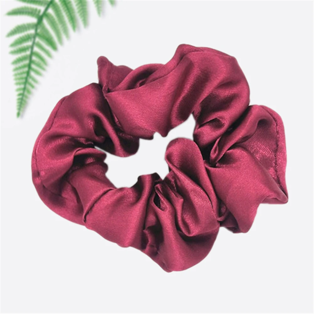

10pcs Fashion Mixed Color Scrunchies Elastic Hair Bands For Women Solid Color Headwear Hair Accessories Wholesale Hot