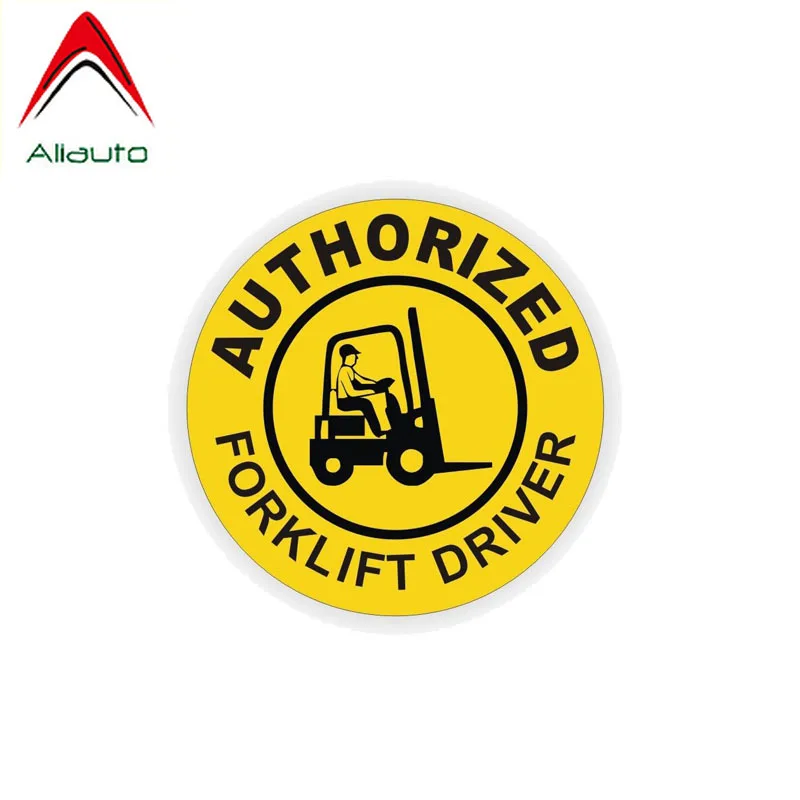 

Предупреждающая Автомобильная наклейка Aliauto, креативная Авторизованная наклейка для вилочного погрузчика, наклейка, аксессуары из ПВХ для ...