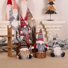 Подвеска-кукла из фетра в виде Санта-Клауса, снеговика, оленя