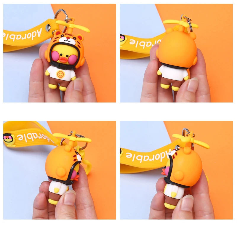 1 шт. милый брелок-кольцо для ключей милые куклы мультяшная игрушка подвеска пар