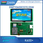 DWIN 7 дюймов ЖК-дисплей модули 1024*600 на тонкопленочных транзисторах на тонкоплёночных транзисторах Дисплей HMI умный интеллигентая (ый) сенсорный Экран DMT10600C070_05W