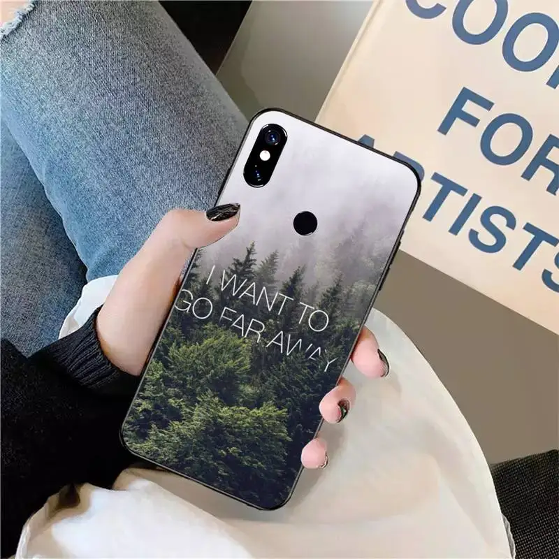 

Travel mountain sea beach quotes Phone Case For Xiaomi Redmi note 7 8 9 t max3 s 10 pro lite luxury design shell