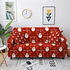 Чехол для дивана с Санта-Клаусом, рождественское эластичное защитное покрытие для углового дивана в гостиной