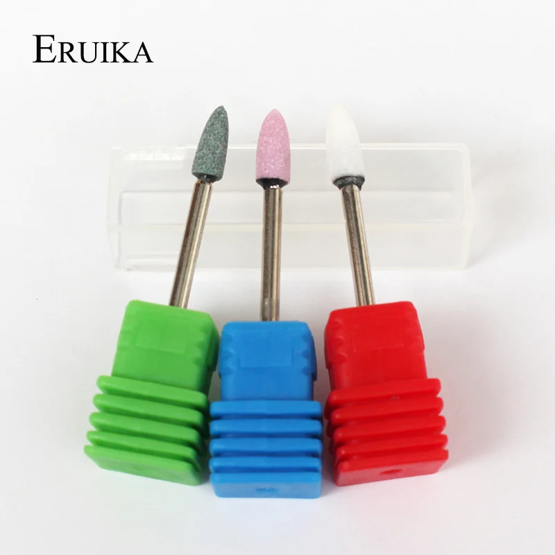 Аппарат для маникюра ERUIKA 1 шт. керамический камень острые и фрезы ногтей