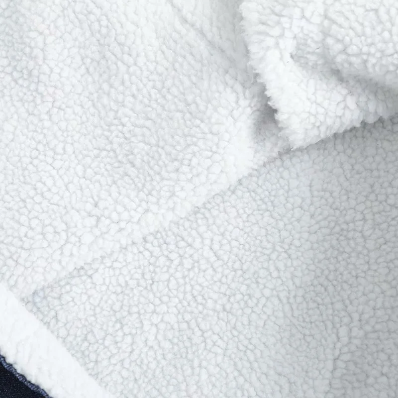 

Women Winter Warm Cashmere Denim Parkas Jacket Outerwear Pockets Thicken Female Loose Fashion 2020 Parka Coats Clothes TZE022