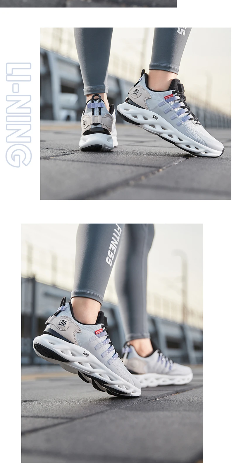 Li-Ning/женские кроссовки для бега с подушкой и водонепроницаемой подкладкой ARHP288 XYP947