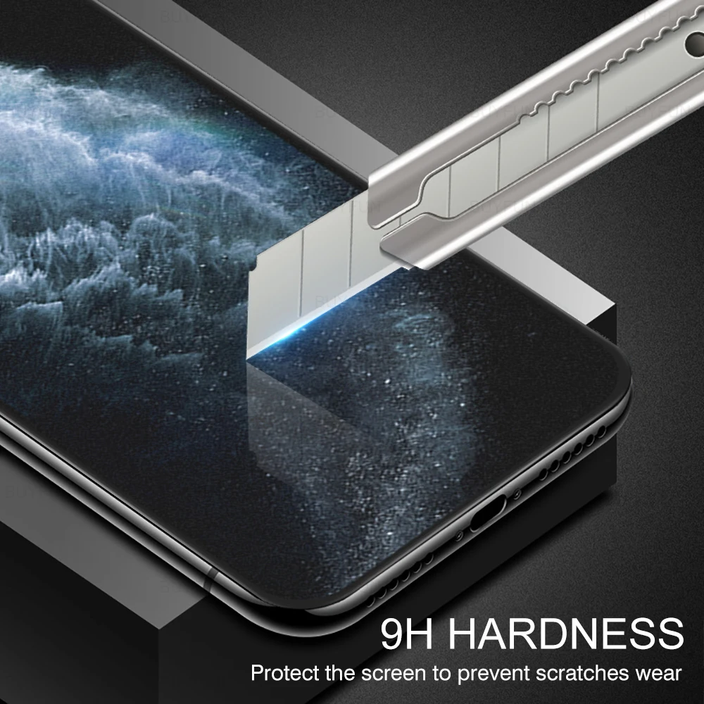 Защитное стекло 9D для Iphone 13 12 Mini 11 Pro Max 10 X XR XS 6 7 8 Plus закаленное с защитой от
