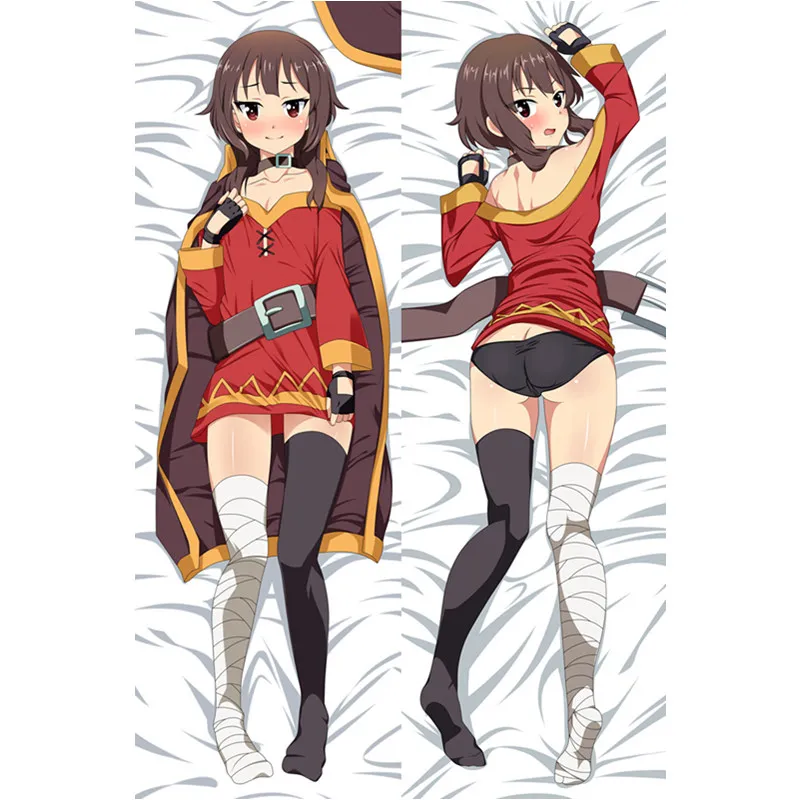 

Anime Kono Subarashii Sekai Ni Shukufuku o Pillow Covers 3D Double-Sided Bedding Hugging Body Megumin Dakimakura Case Adult Gift