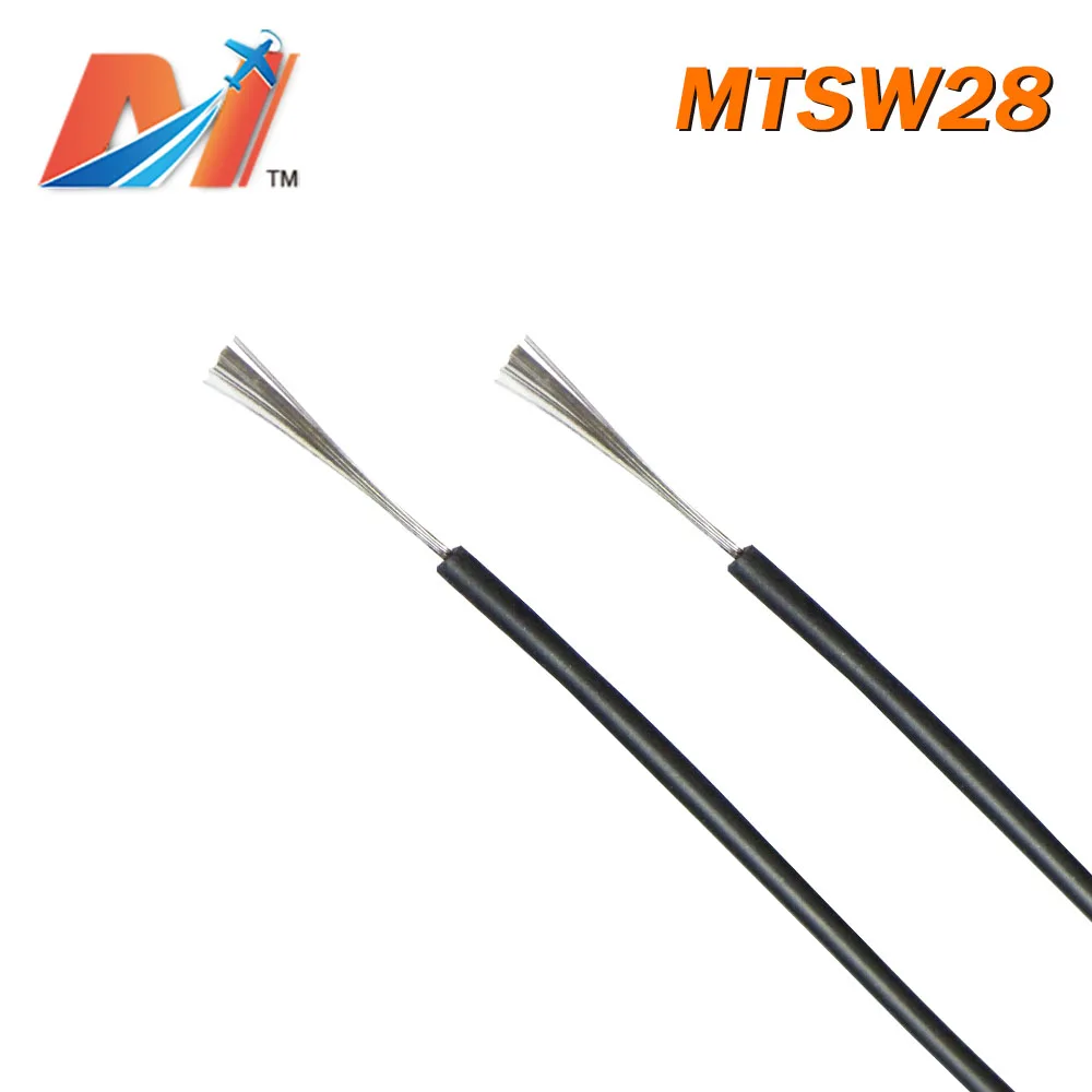 Силиконовый кабель питания Maytech AWG28 черного цвета|Силовая установка| |