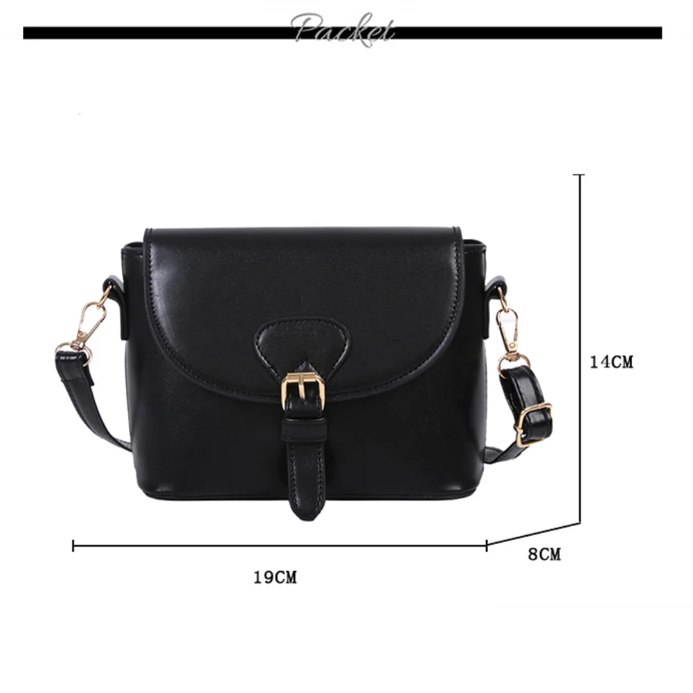 

Retro Female Menssenger Square Bags PU Leather Vintage Messenger Shoulder Bags for Women Outdoor Travelling Shopping