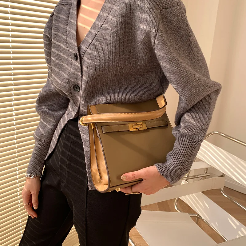 Винтажная женская сумка на одно плечо новинка 2021 кожаная популярный продавец