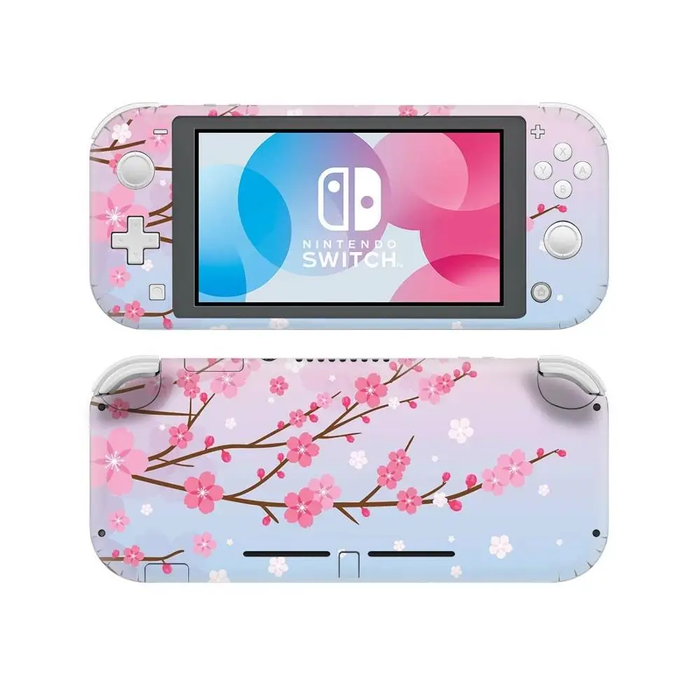 

Вишня Сакура Nintendo переключатель кожи Стикеры наклейка крышка Для Nintendo переключатель Lite Защитная пленка для Nintendo Switch Lite кожи Стикеры винил