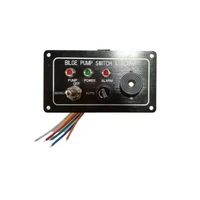marine boat bilge alarm pump switch aluminum plateled dc12v housing toggle panel manual off auto for rv boatindicator