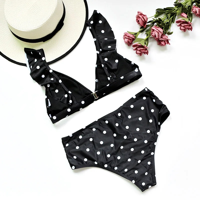 2019 сексуальный комплект бикини с высокой талией женский купальник пуш ап