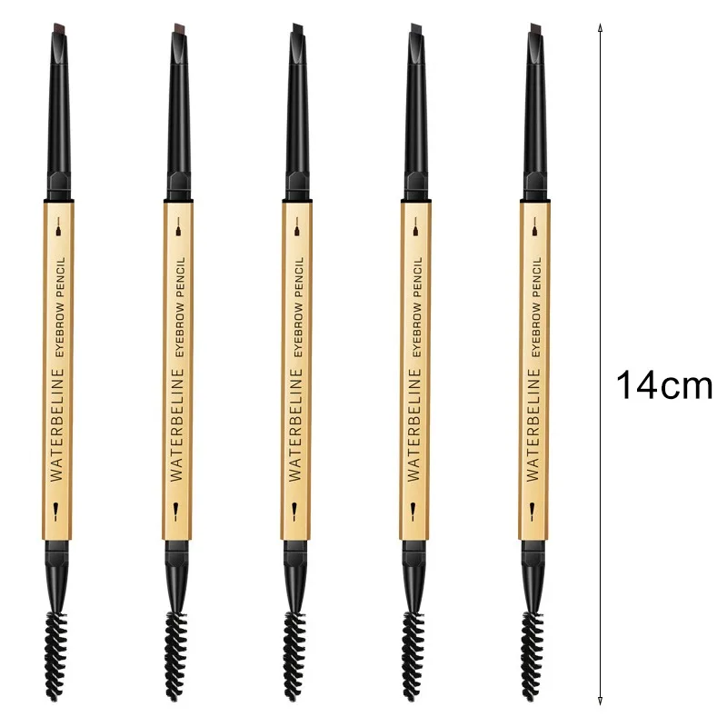 1 шт. карандаш для бровей с двойной головкой водостойкая долговечная