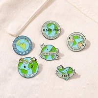 drop shipping please help earth enamel pin be kind hug earth no planet b brooches lapel pins badge environment jewelry gifts