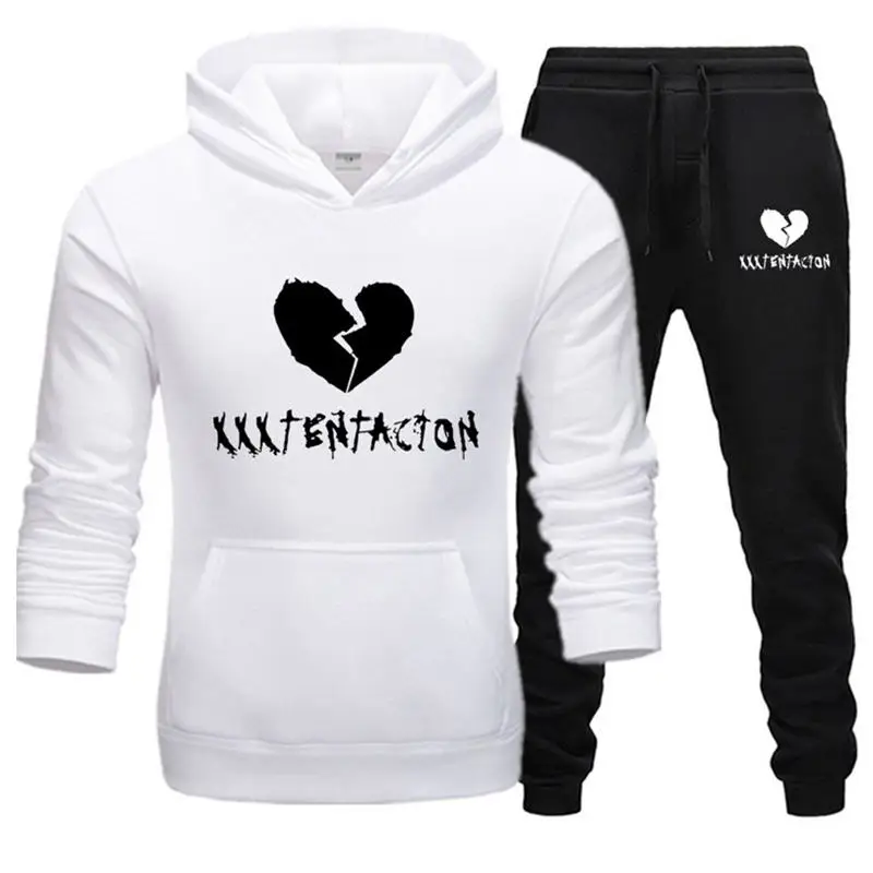 

Мужской спортивный костюм из пуловера с длинным рукавом и брюк для бега