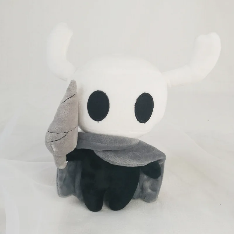FGHGF 30 см полый рыцарь белая плюшевая кукла Silksong Hornet Ghost мягкая игрушка малыш