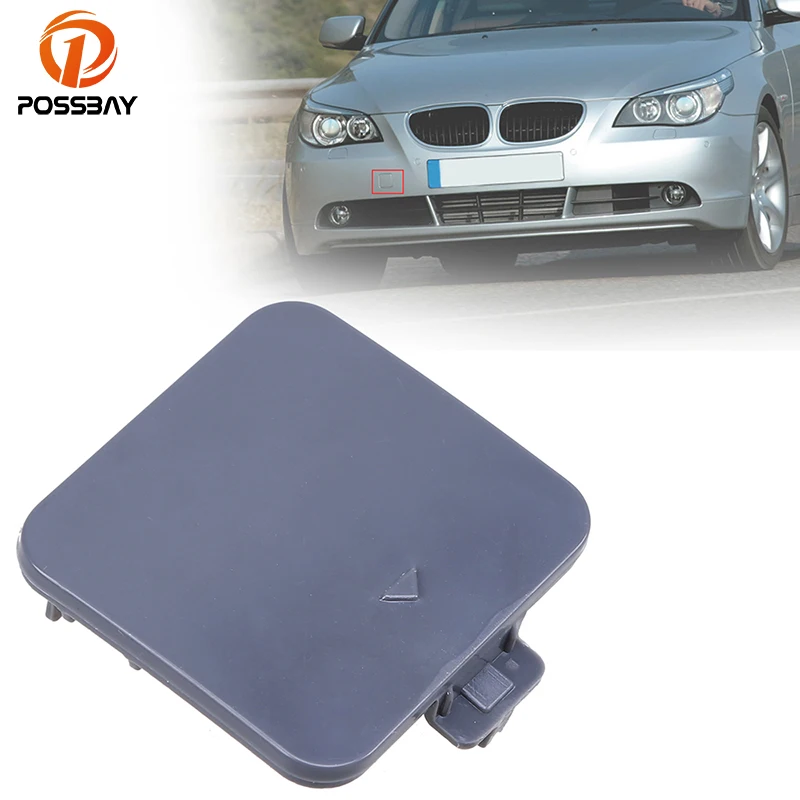 POSSBAY Front Bumper Eye Towing Bar Cover Tow Hook Cap Side Protector Parts Fit for BMW 5-Series E60/E61 Pre-facelift 2001-2005 |